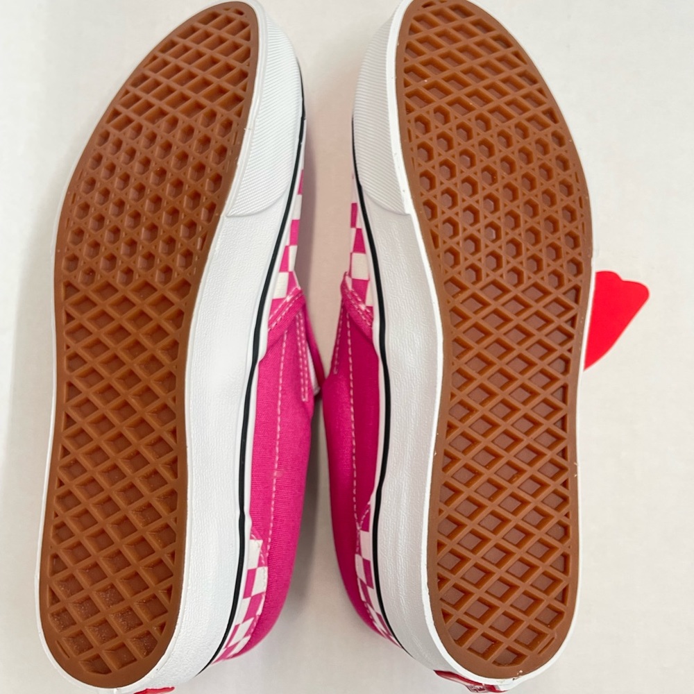 VANS Classic Slip-on Sneakers youth 7M pink/white - Picture 8 of 8